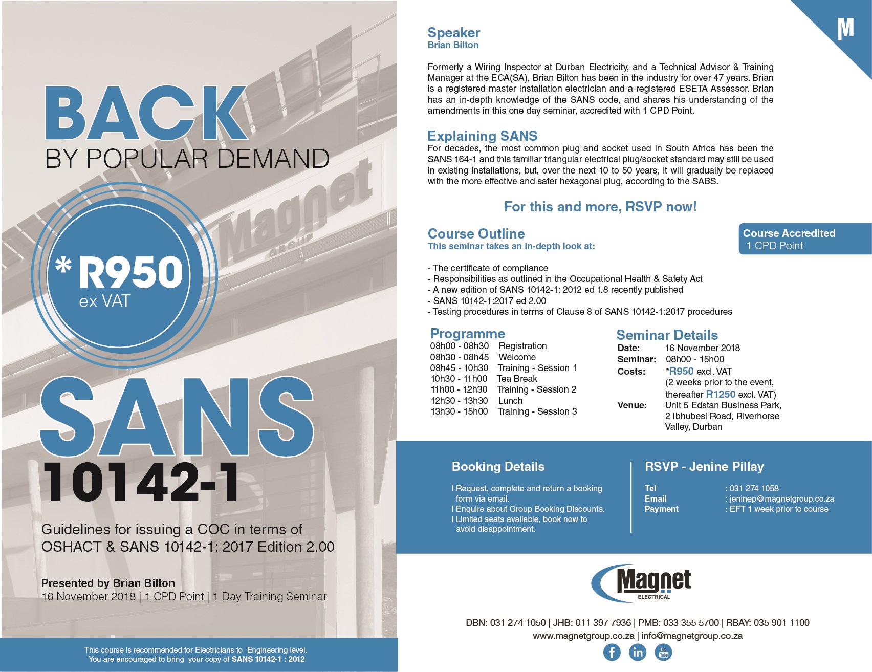 SANS Seminar - 16 November 2018