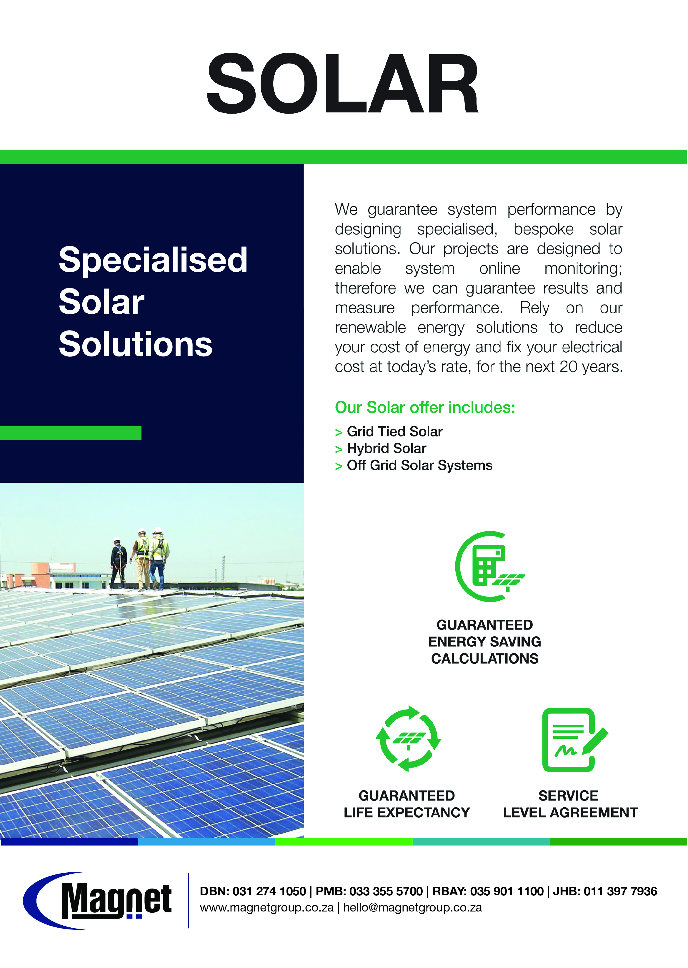 Magnet's solar solutions